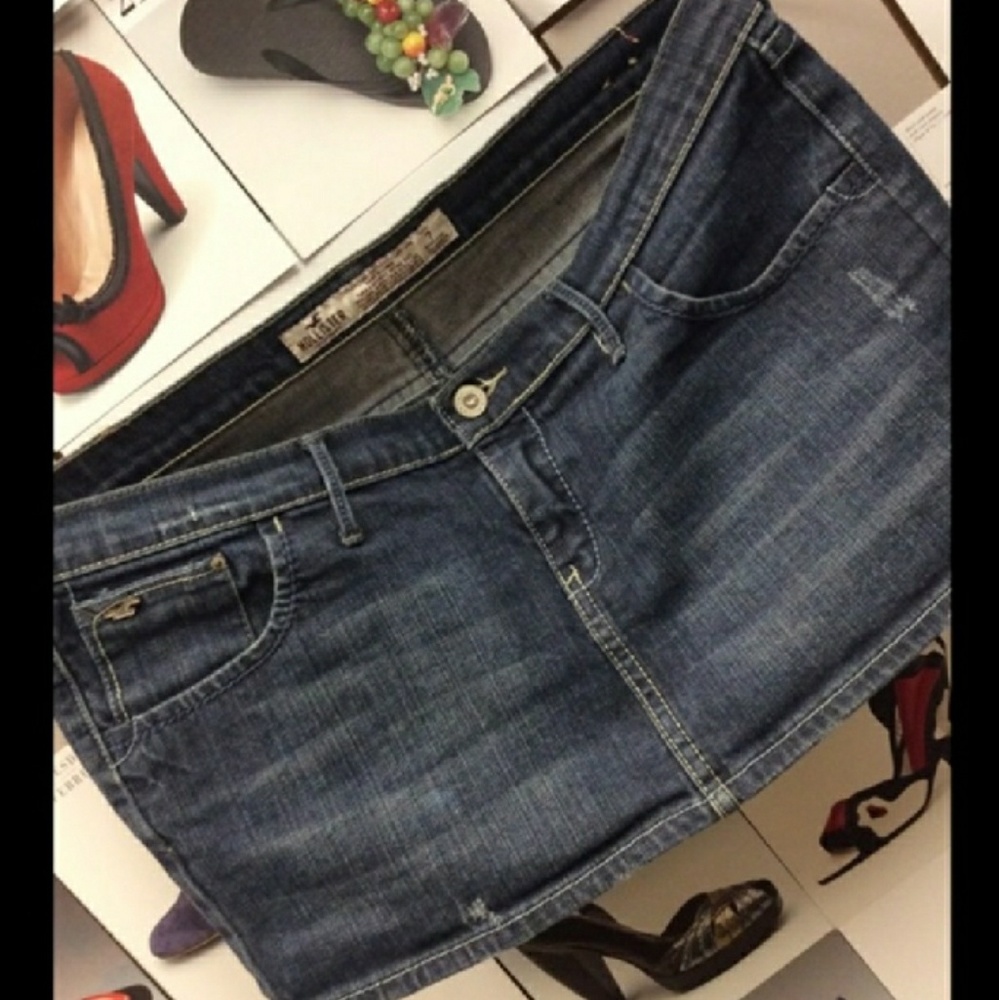 Nwot Hollister Denim Skirt